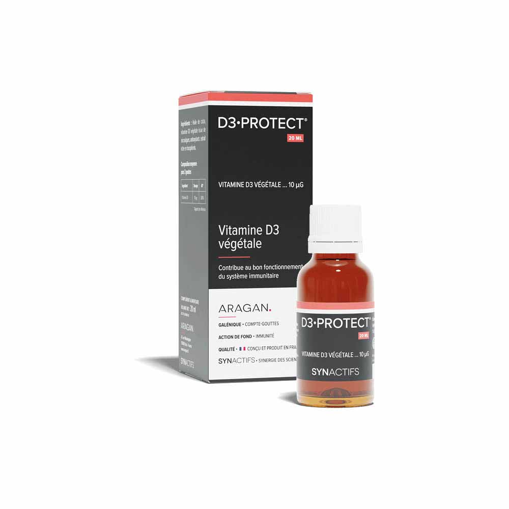 Aragan Synactifs D3 Protect plant-based vitamin D3 20 ml
