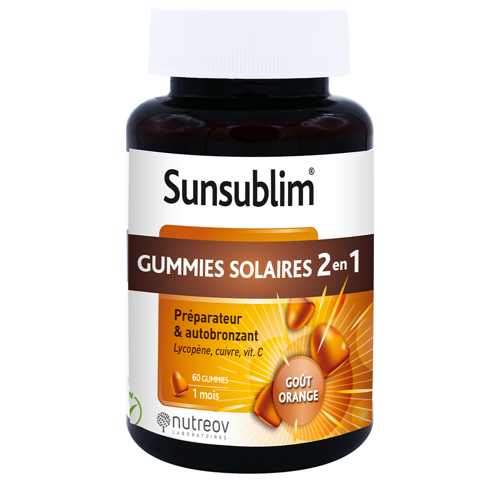 Nutreov Sunsublim Preparer & Self-tanner 60 Gummies