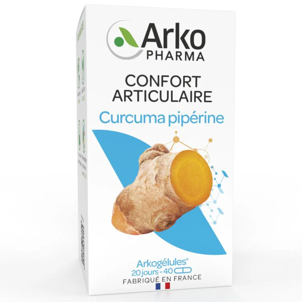 Arkopharma Arkocapsules Joint Comfort Turmeric Piperine 40 Gelules