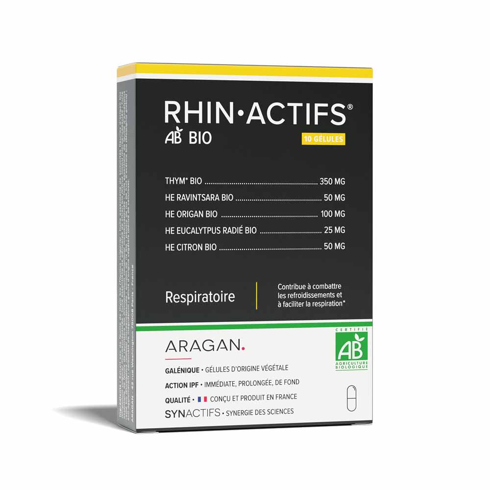 Aragan Synactifs RhinActifs Bioes Breathing 10 capsules