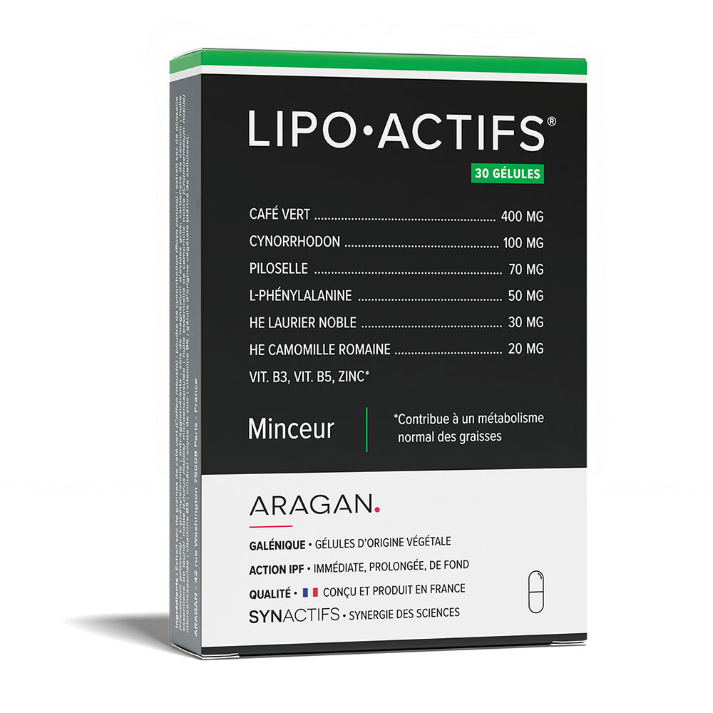 Aragan Synactifs SlimActifs Minceur 30 capsules