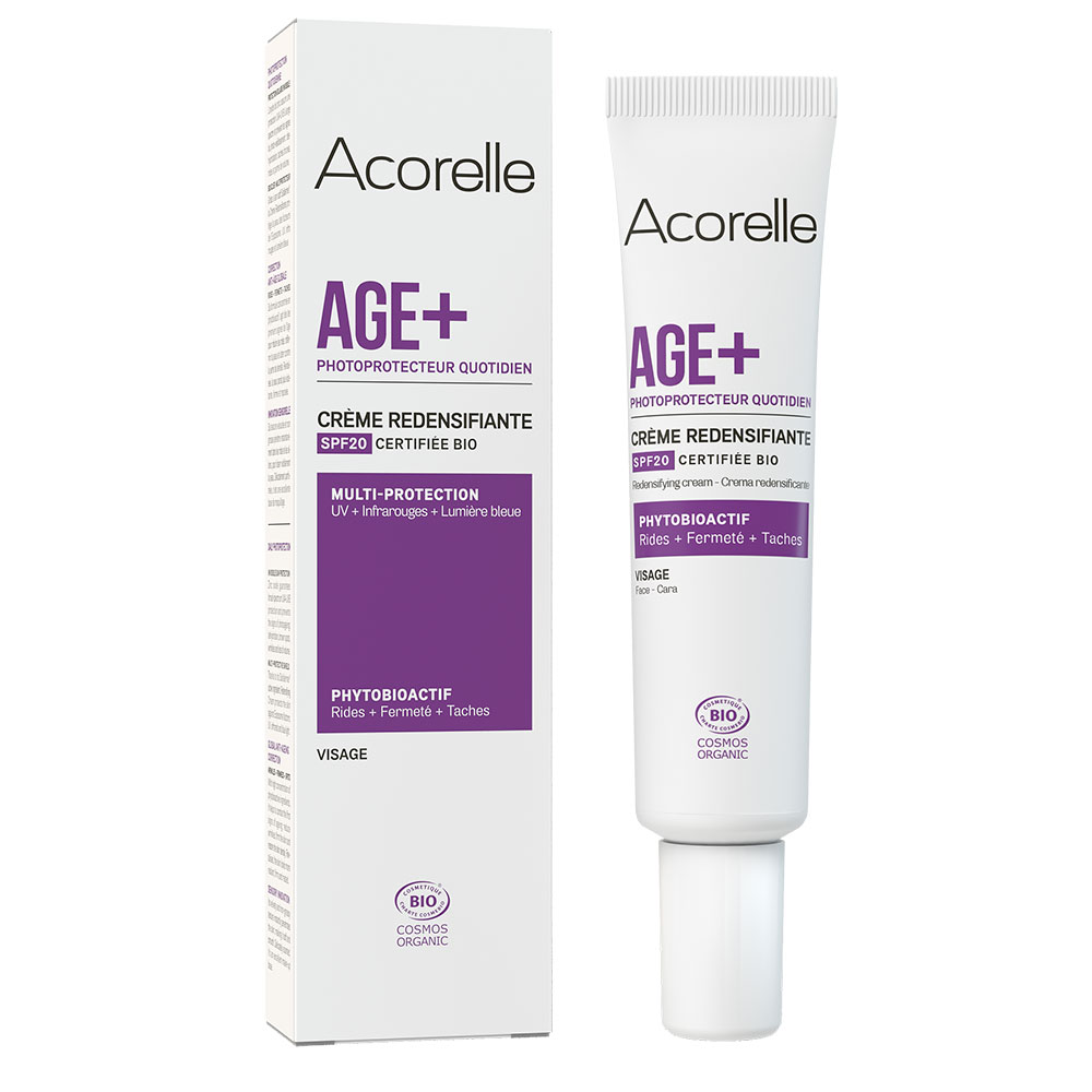 Acorelle Redensifying Face Cream Age+ SPF20 Bio Certified 40ml