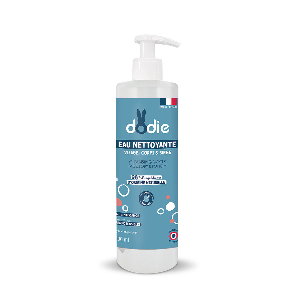 Dodie Dodie Eau Nettoyante 3-en-1 Des La Naissance Dès La Naissance Peaux Sensibles 500ml