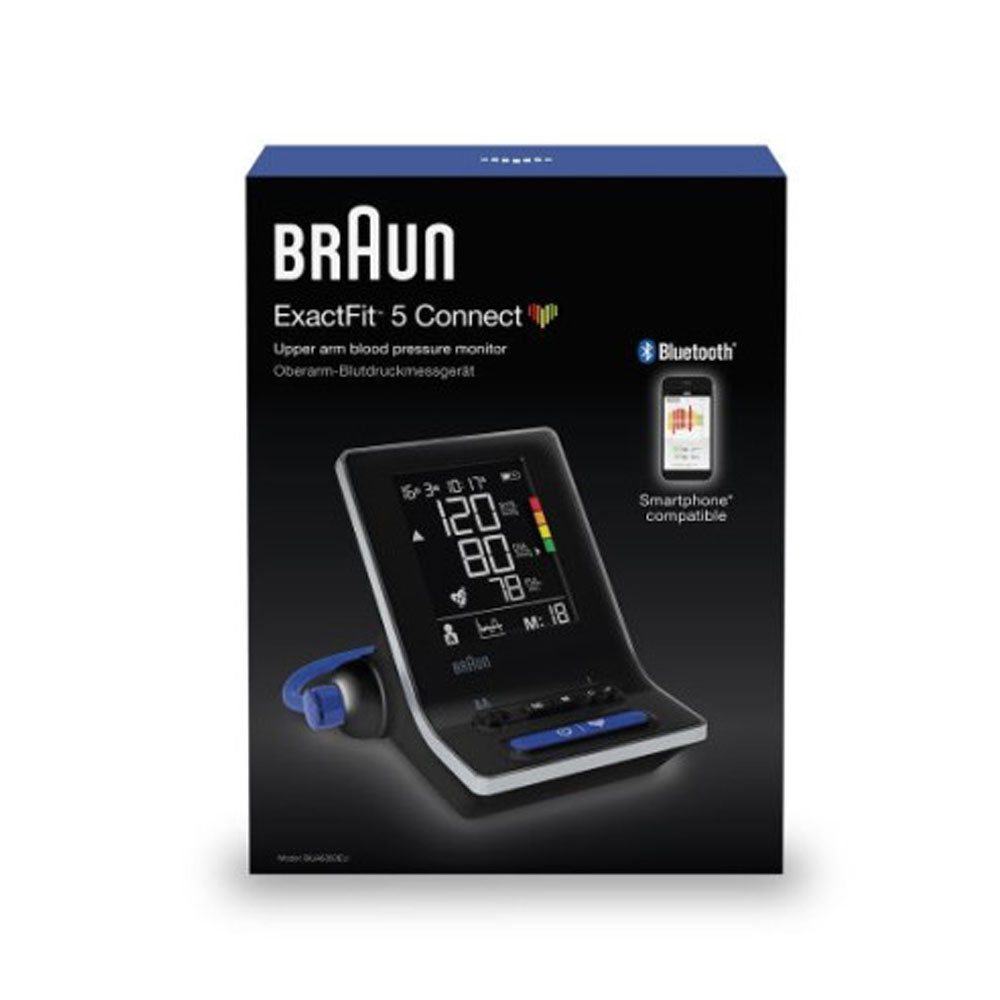 Braun ExactFit 5 upper arm blood pressure monitor