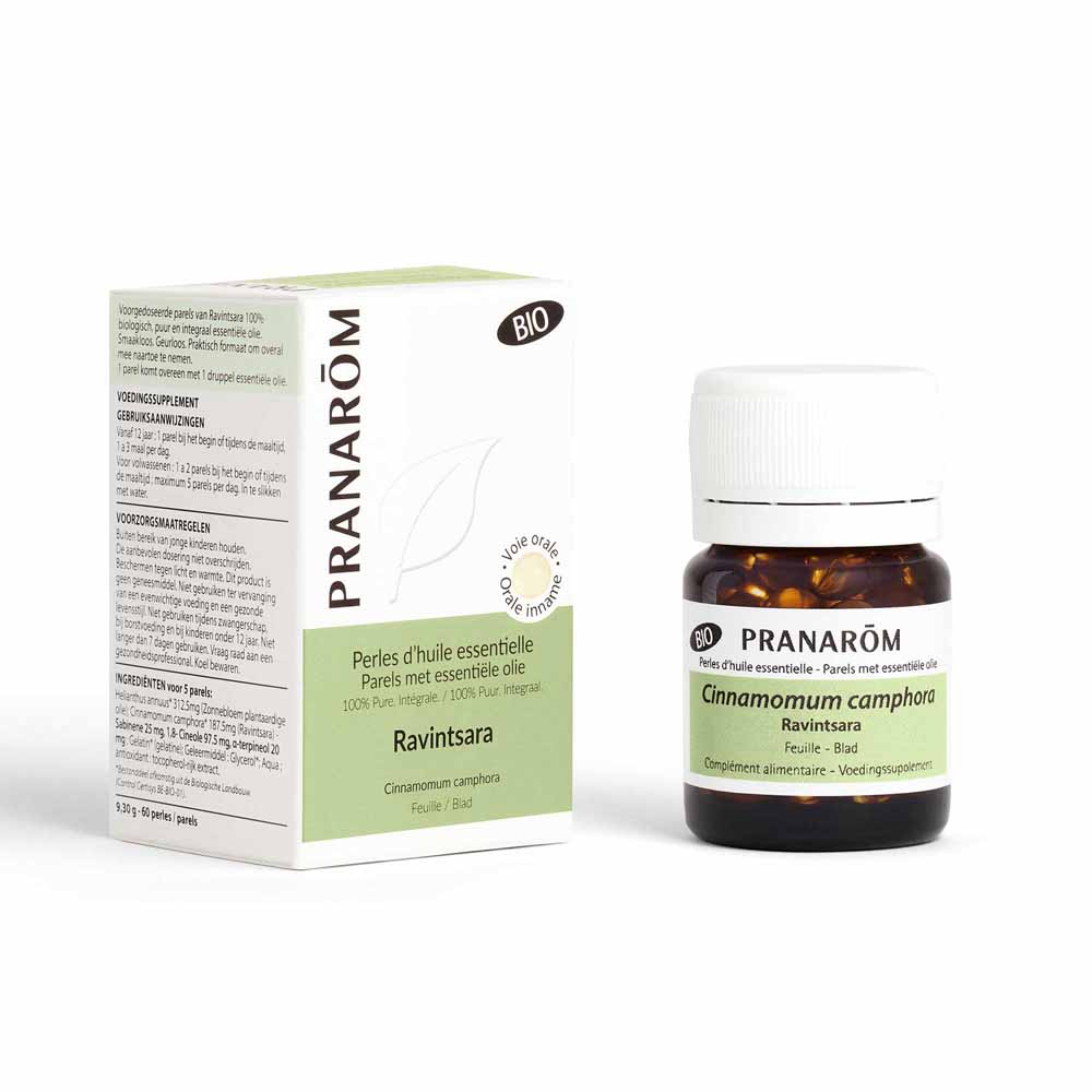 Pranarôm Essential oils Organic Ravintsara Essential Oil 60 pearls