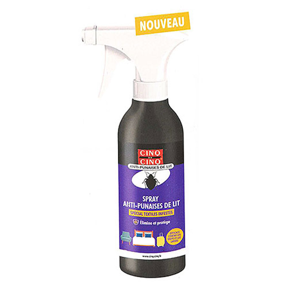 Cinq Sur Cinq Anti-Bed Bug Spray Special Infested Textiles 250ml