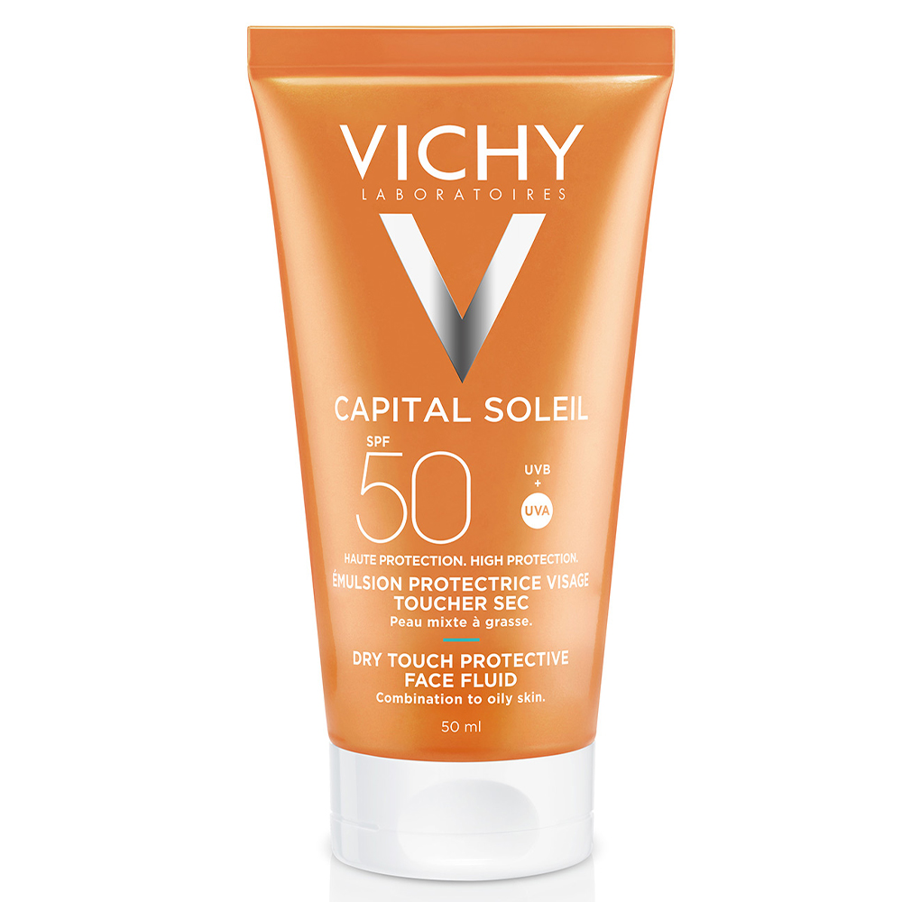 Vichy Capital Soleil Protective SPF50 dry-touch emulsion non-greasy finish 50 ml