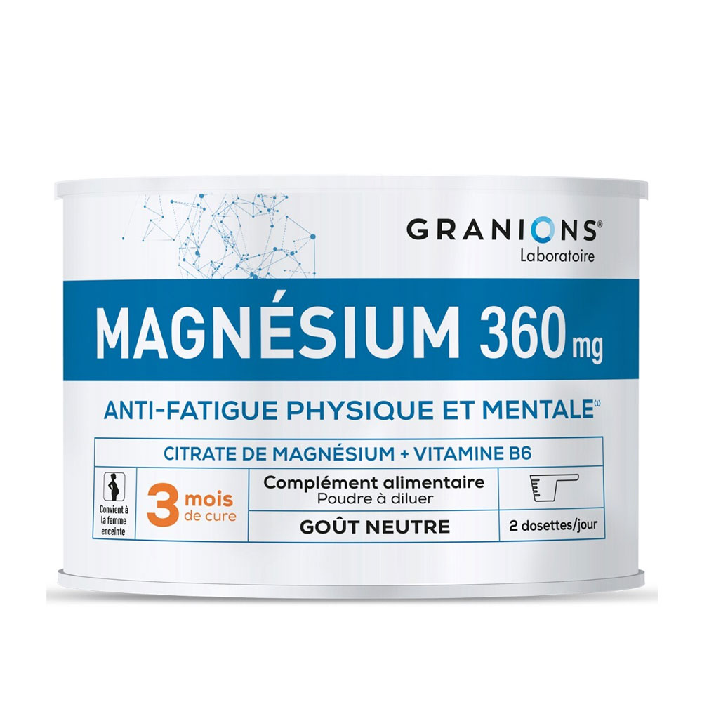Granions Magnesium 360 mg Physical and mental fatigue 360 mg