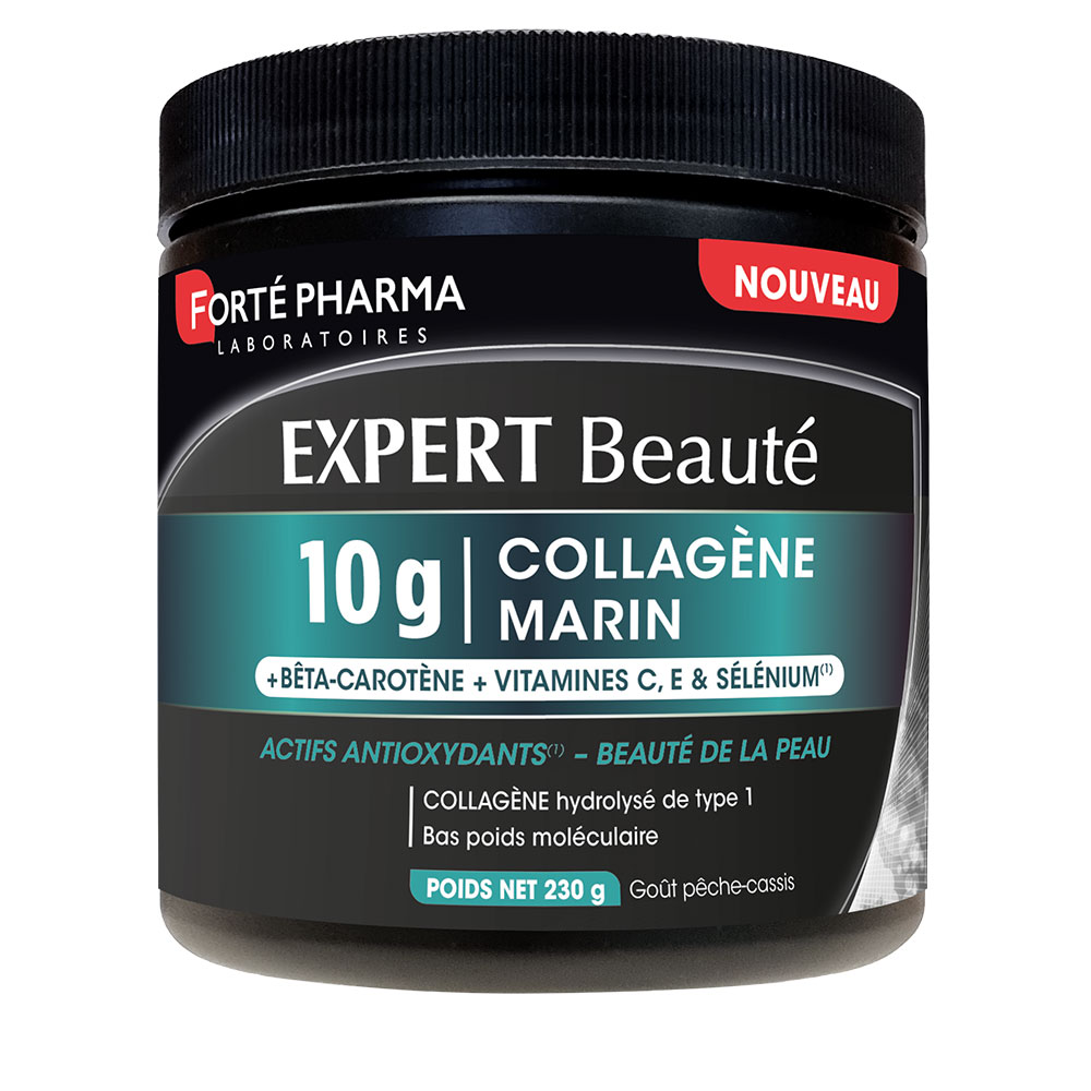 Forté Pharma Beauty Expert Marine Collagen 10g Goût pêche-cassis 230g