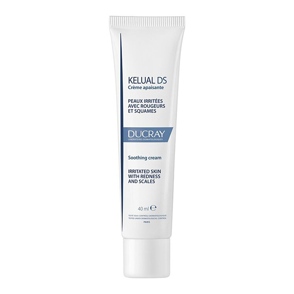 Ducray Kelual Ds Soothing Cream for Irritated Skin with Redness and Flaking 40 ml