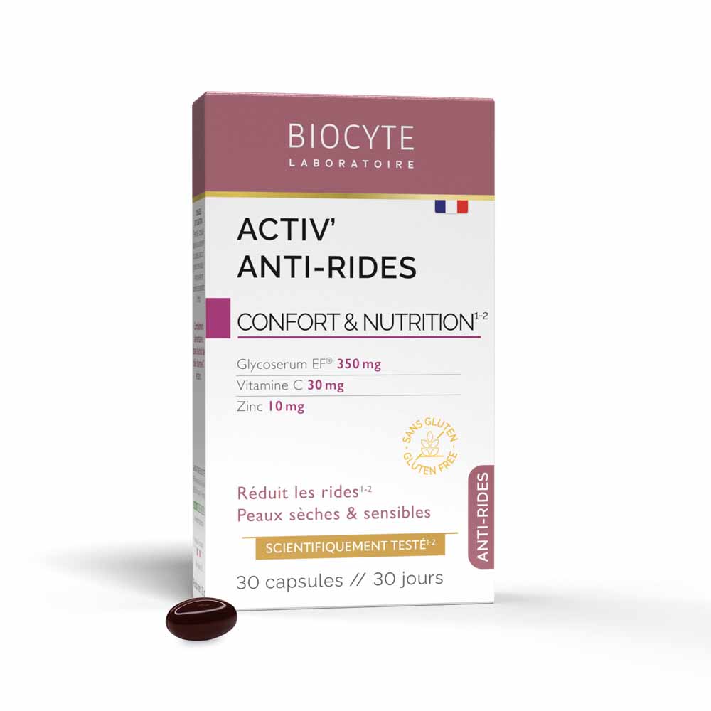Biocyte Anti-wrinkle Activ'Anti-wrinkle dry and sensitive skin 30 capsules