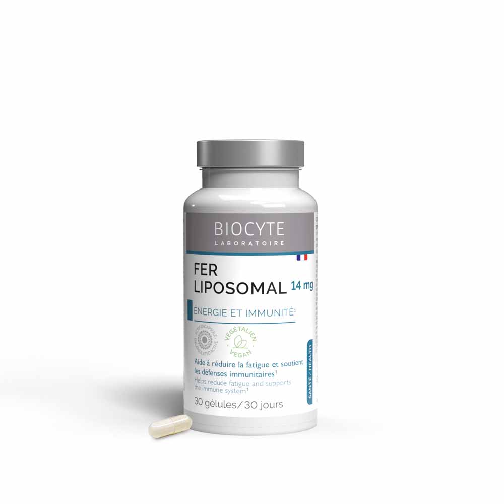 Biocyte Longevity Liposomal Iron 14 mg 30 capsules