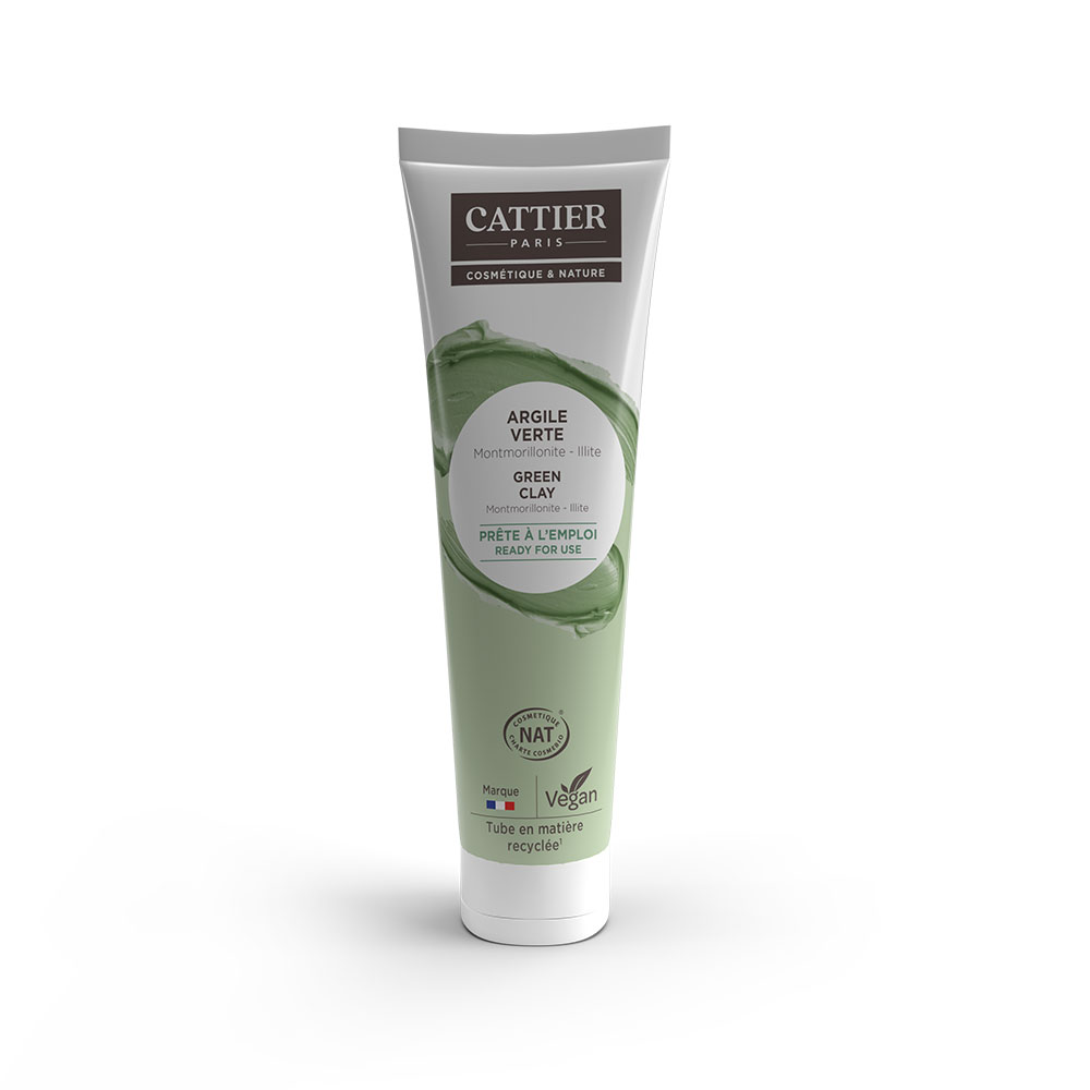 Cattier Clay Ready For Use Green Clay Peaux Mixtes à Grasses 400g