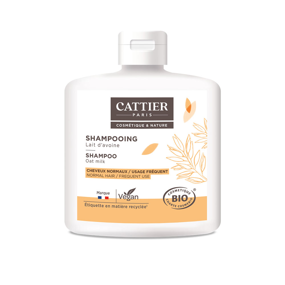 Cattier Shampoo Usage Frequent Lait d'Avoine Bio 250ml