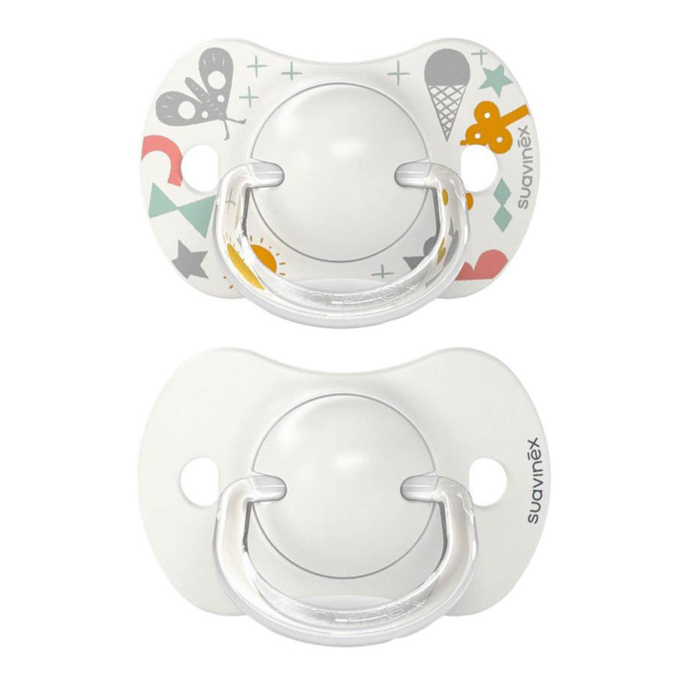 Suavinex SxPro Symmetrical soother 0 to 6 months x2