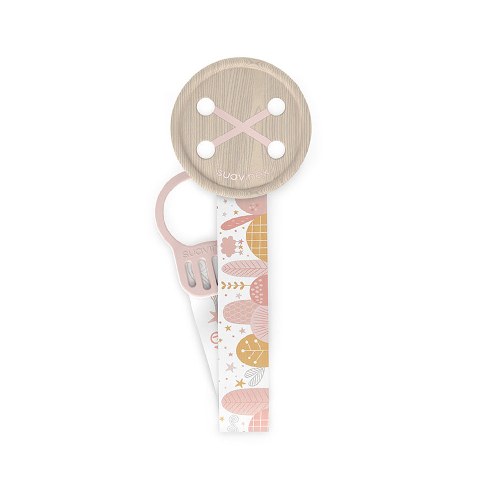 Suavinex Suavinex Hygge Collection Ribbon Pacifier Clip|Hygge Collection Ribbon Pacifier Clip
