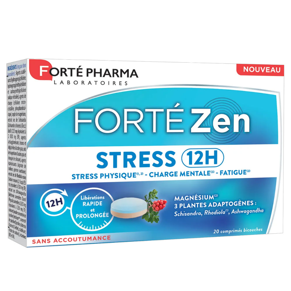 Forté Pharma Forté Zen Stress 12H vitamin B6 magnesium 20 bilayer tablets