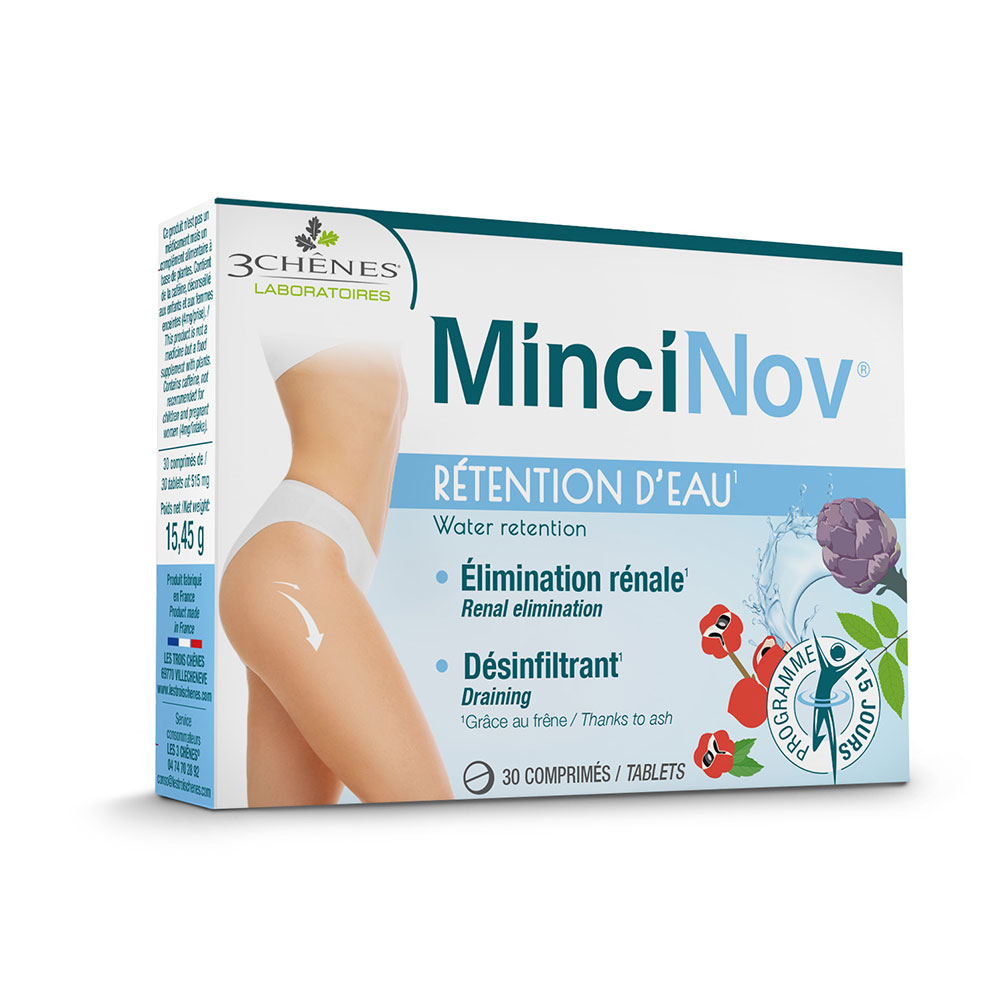 3 Chênes Mincinov Anti-water Retention 30 Tablets