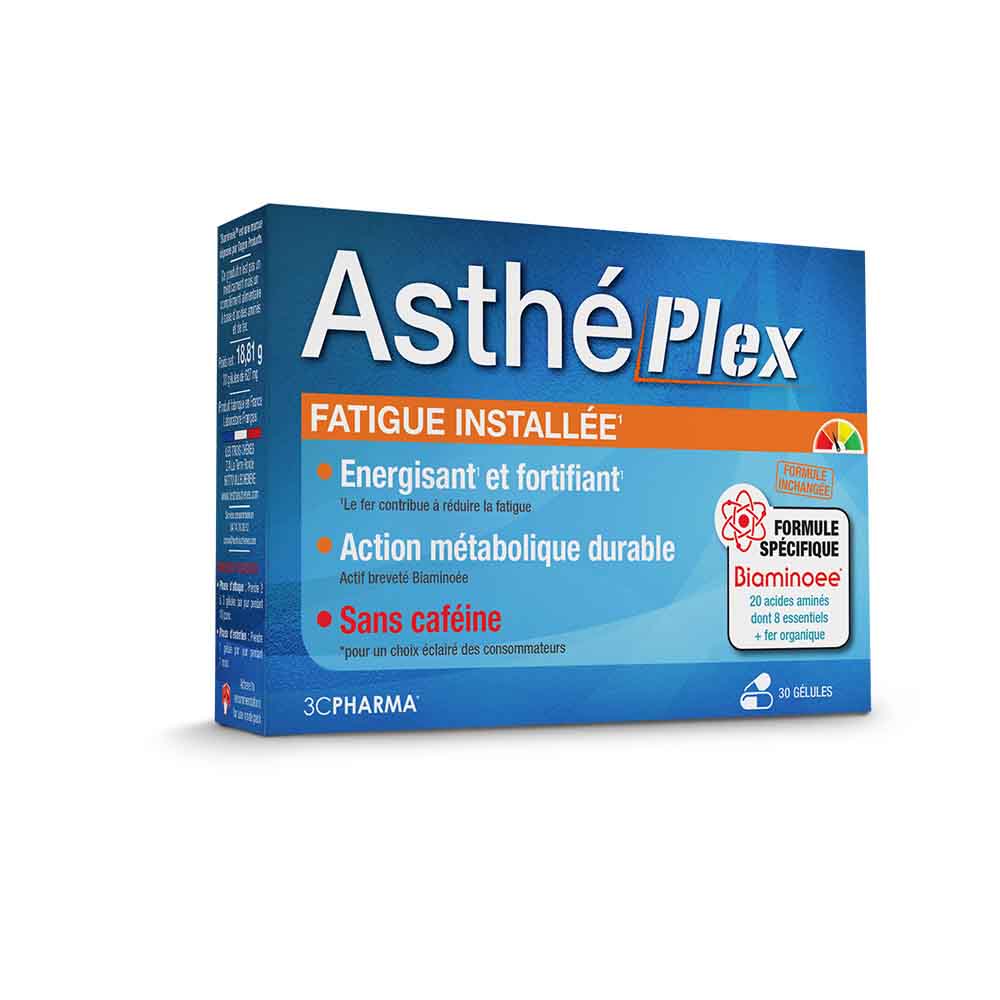 3C Pharma Astheplex Recovery And Resistance Fatigue instalée x30 Capsules