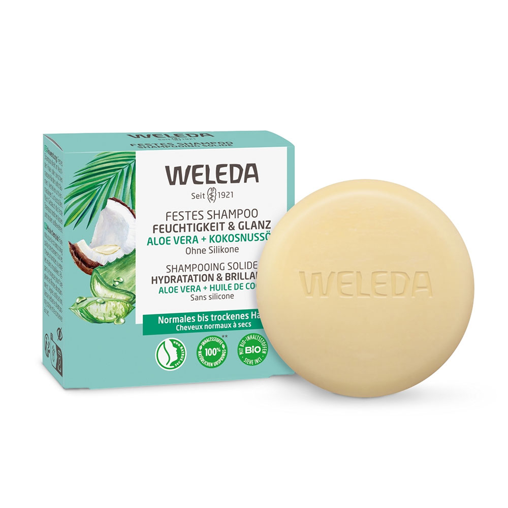 Weleda Hydration &amp; Shine Solid Shampoo 50g