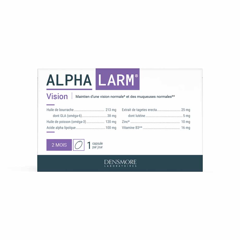 Densmore Suveal AlphaLarm Vision Support mucous membranes 60 capsules