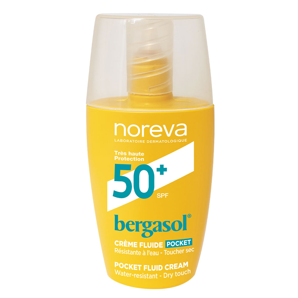 Noreva Bergasol Invisible Fluid Cream SPF50+ Pocket 30ml