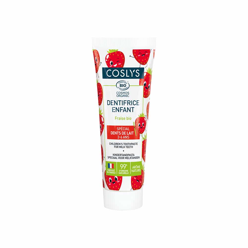 Coslys Organic Strawberry Children's Toothpaste 50ml
