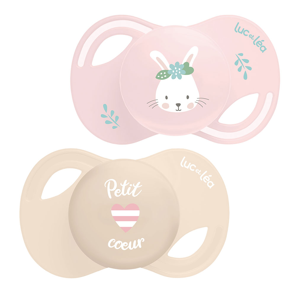 Luc Et Lea Extra-fine anatomical soothers From 0 to 6 months x2