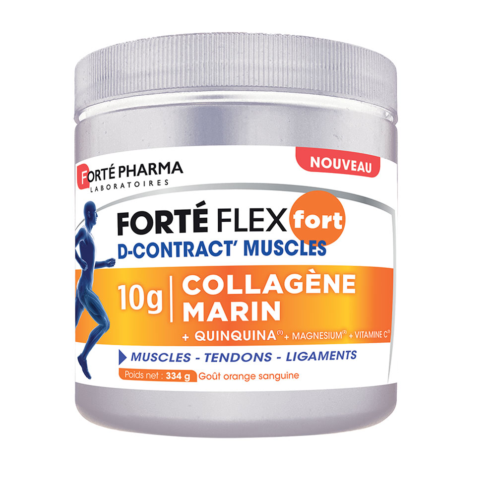 Forté Pharma Forté Flex Fort D-contract Muscles Collagen 10g Blood orange taste 334g