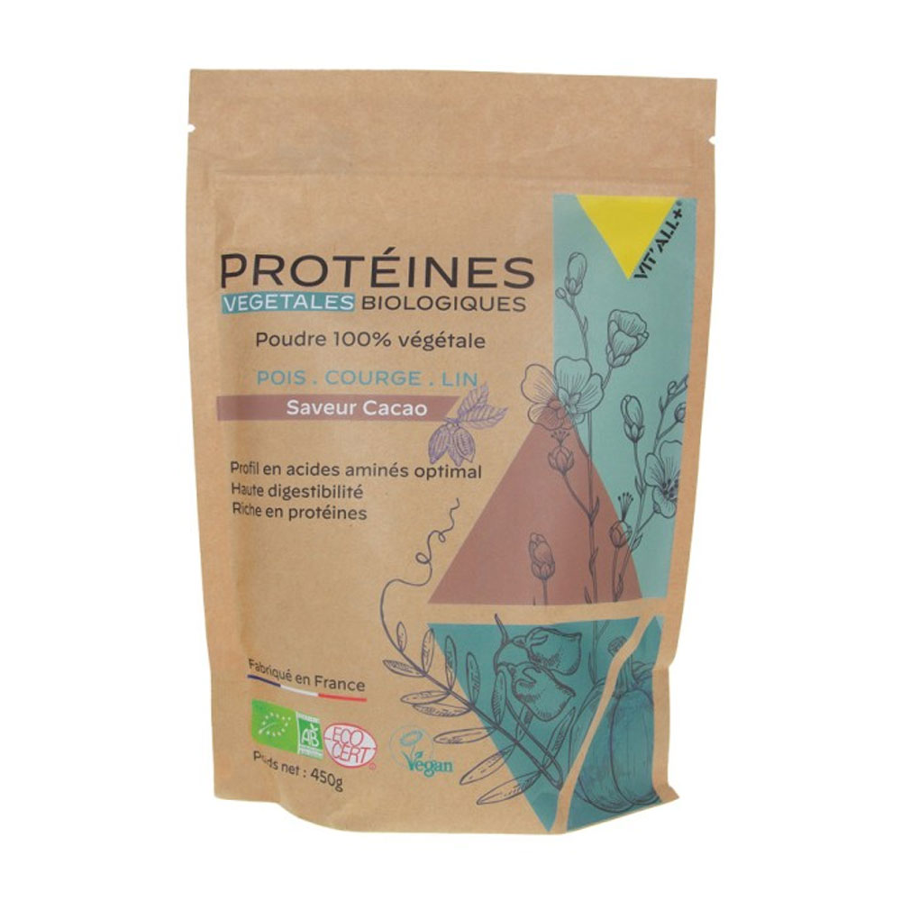 Vit'All+ Organic plant Proteins 450g