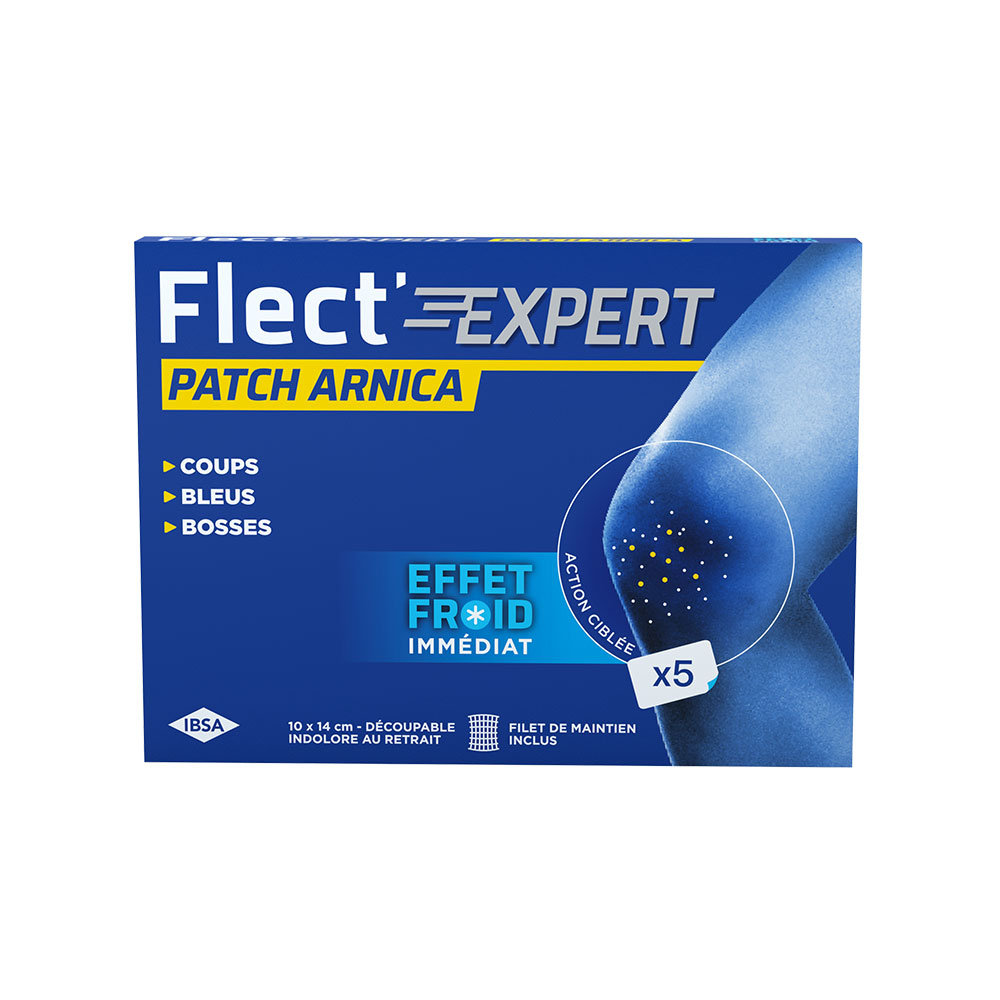 IBSA Flect'Expert Arnica Patch 10x14 cm x5