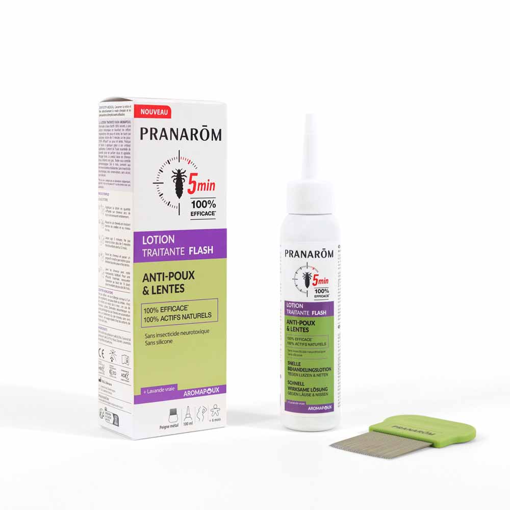 Pranarôm Pranapoux Anti-Lice &amp; Nits Flash Treatment Lotion 100ml
