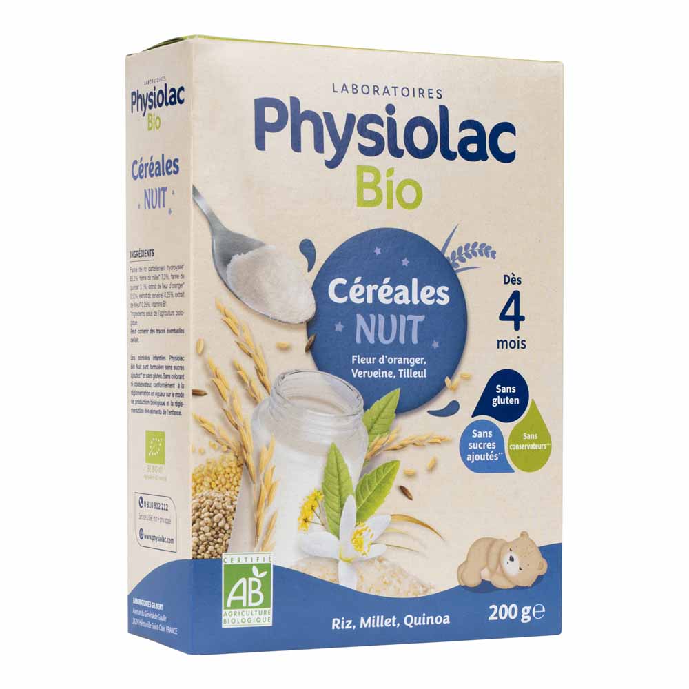 Physiolac Cereals Night From 4 Months 200g