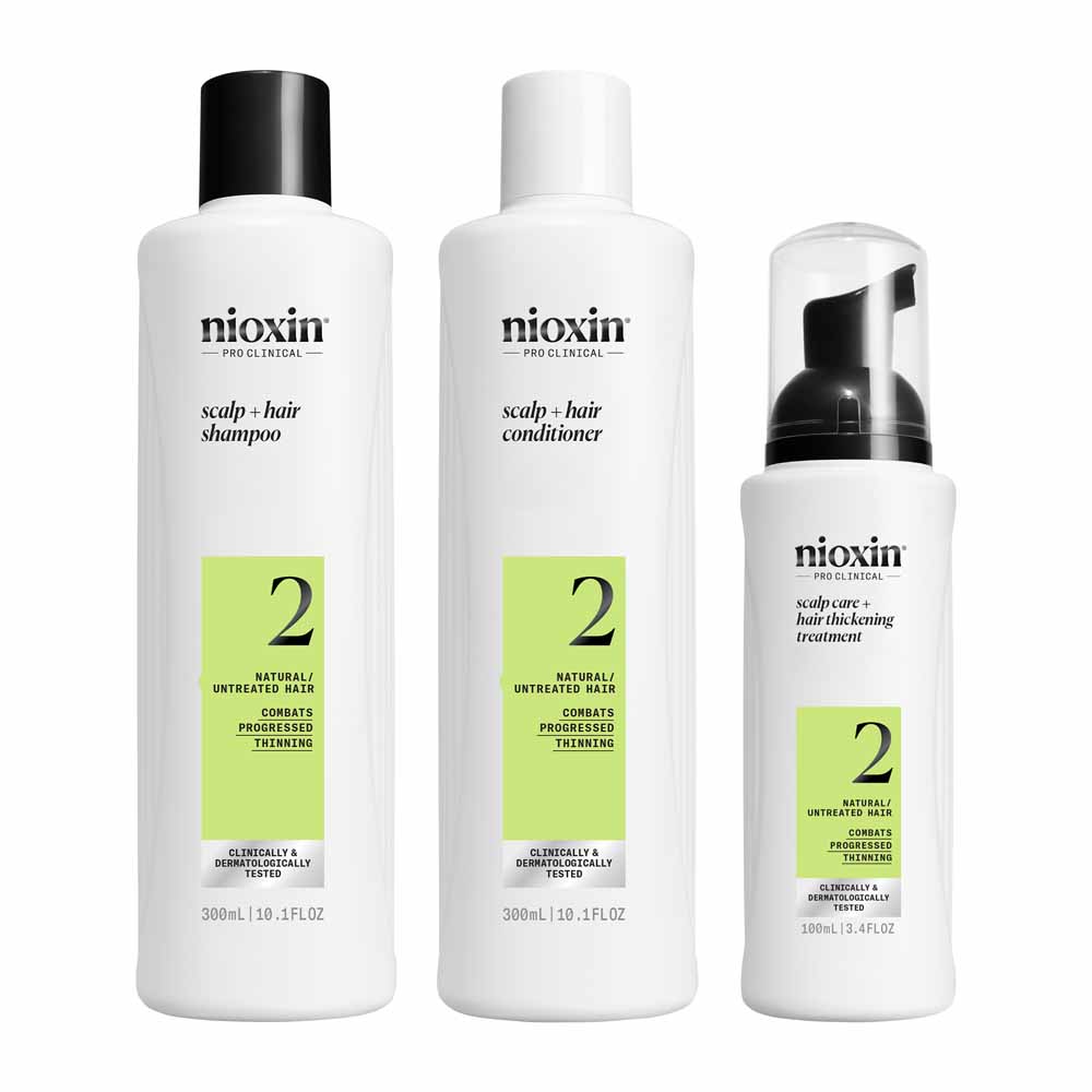 Nioxin System 2 Natural Hair and Advanced Loss Kit 700ml