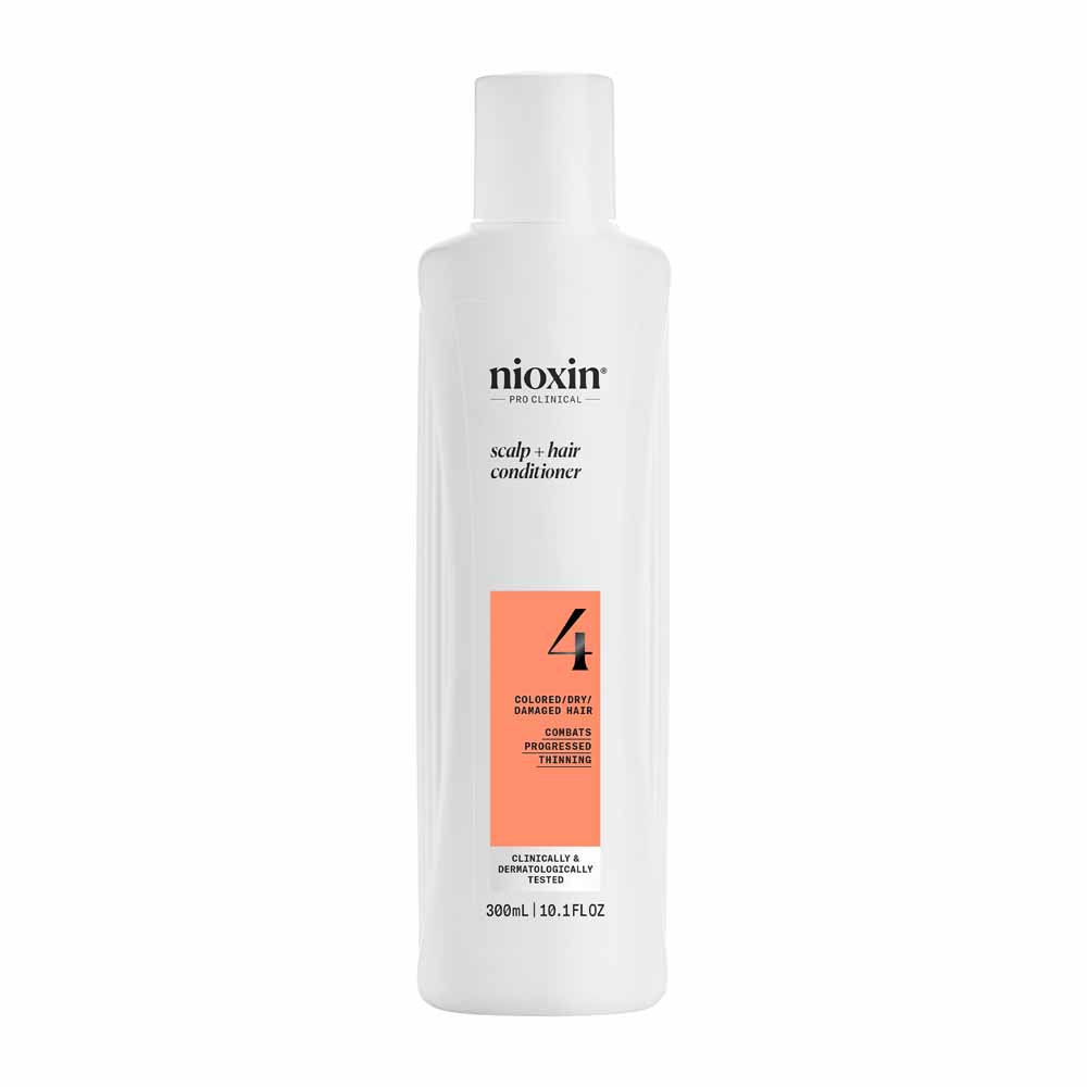 Nioxin System 4 Conditioner for Coloured/Dry/Damaged Hair and Advanced Loss 300ml
