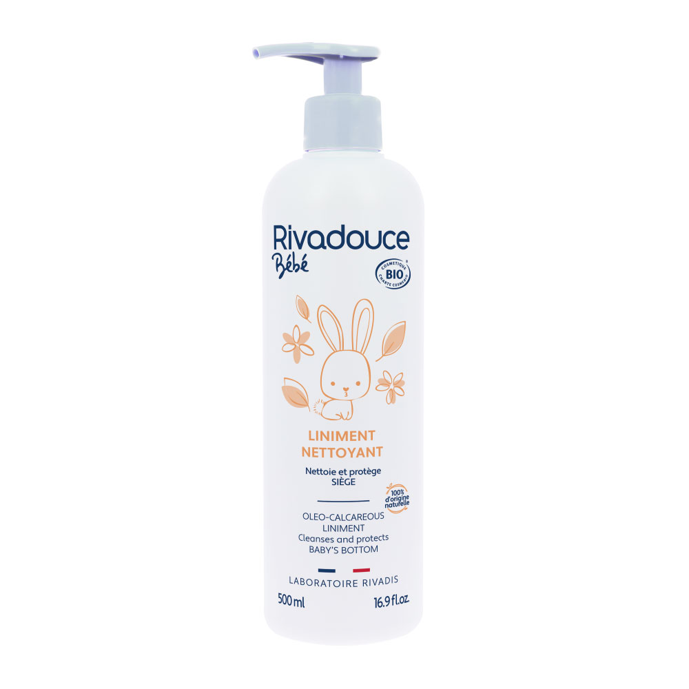 Rivadouce Baby Organic Flax diaper change cleanser 500ml