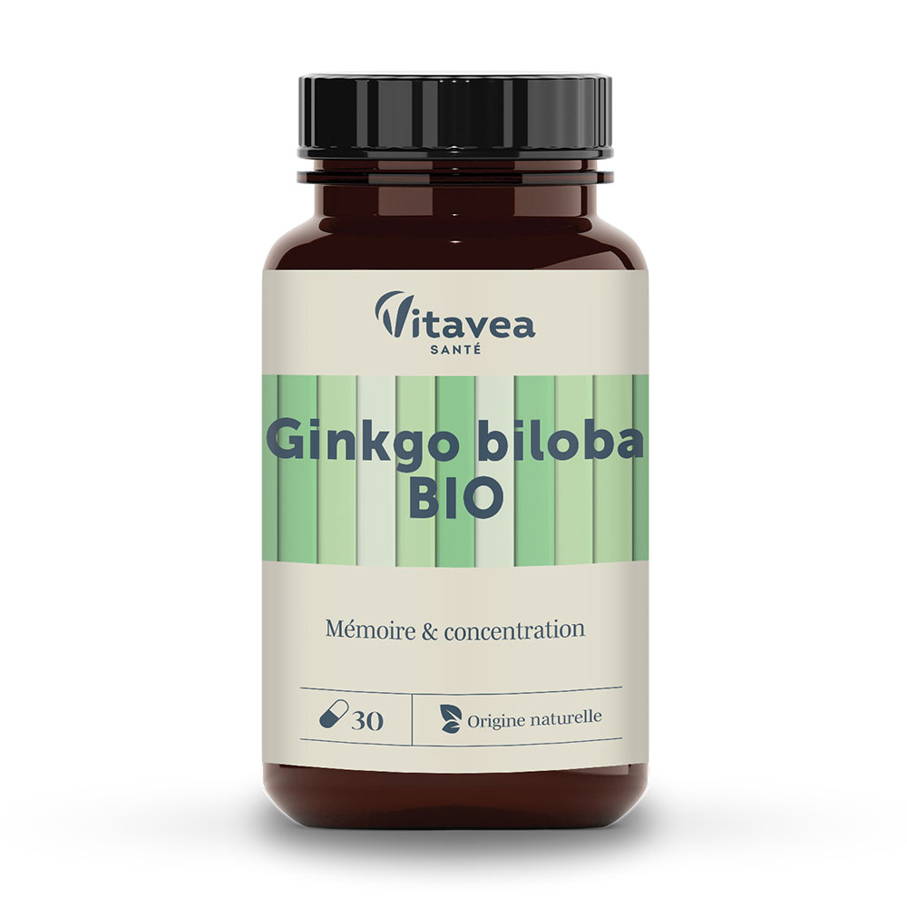 Vitavea Santé Nutri'sentiels Ginkgo Biloba Bioes Memory &amp; concentration 30 capsules