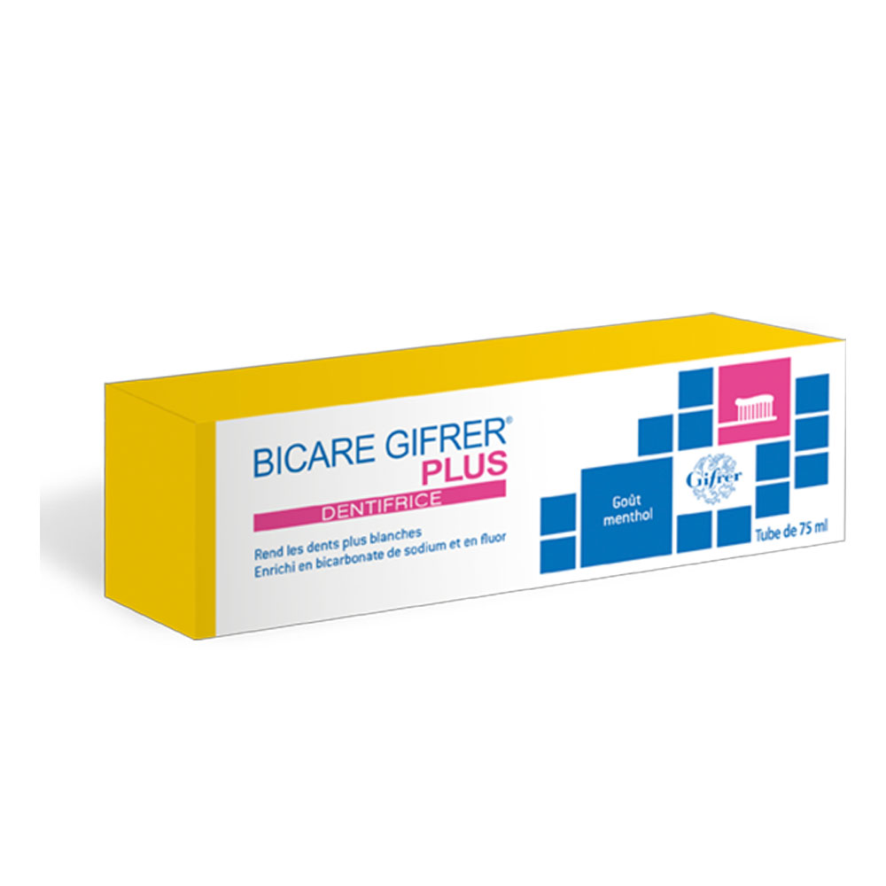 Gifrer Bicare Plus Toothpaste bicarbonate Whitening 75ml