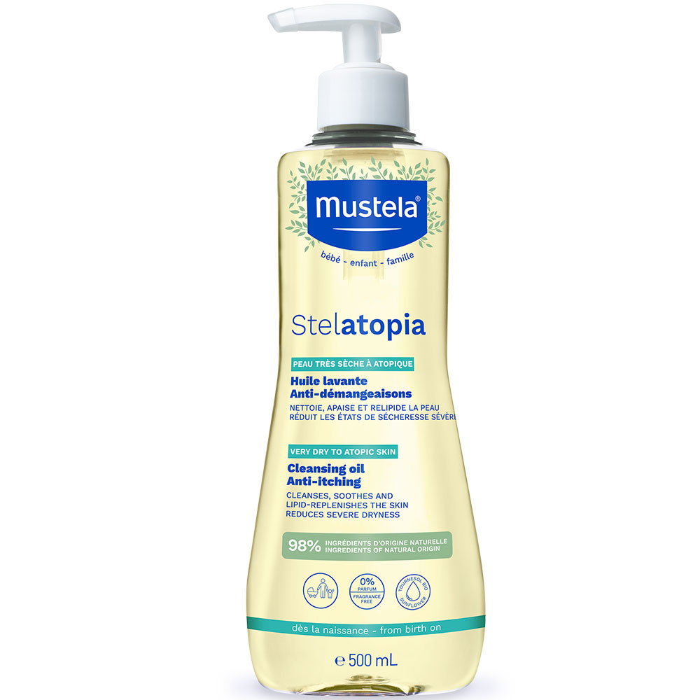 Mustela Stelatopia Cleansing Oil Stelatopia Skin Prone To Atopy 500ml