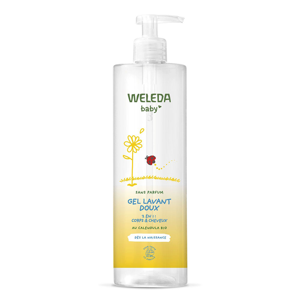 Weleda Babies & Children Gentle Cleansing Gel 2 in 1 Body &amp; Hair 400ml