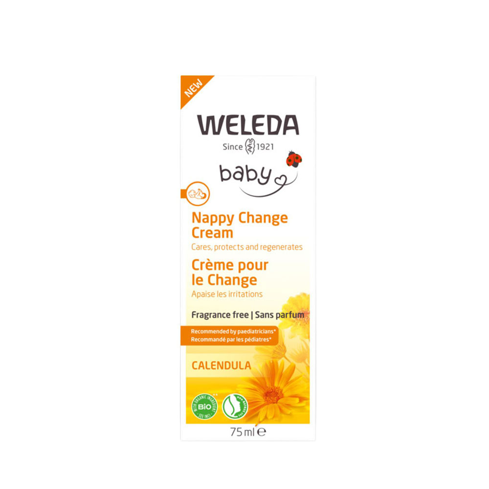 Weleda Babies & Children Nappy Change Cream Fragrance Free fragrance-free with soothing calendula 75 ml