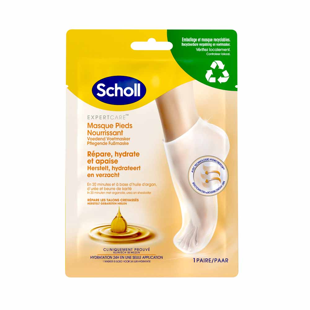 Scholl Nourishing Foot Mask Argan Oil 1 Pair