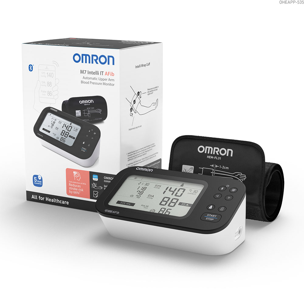 Omron M7 Intelli IT AFib upper arm blood pressure monitor
