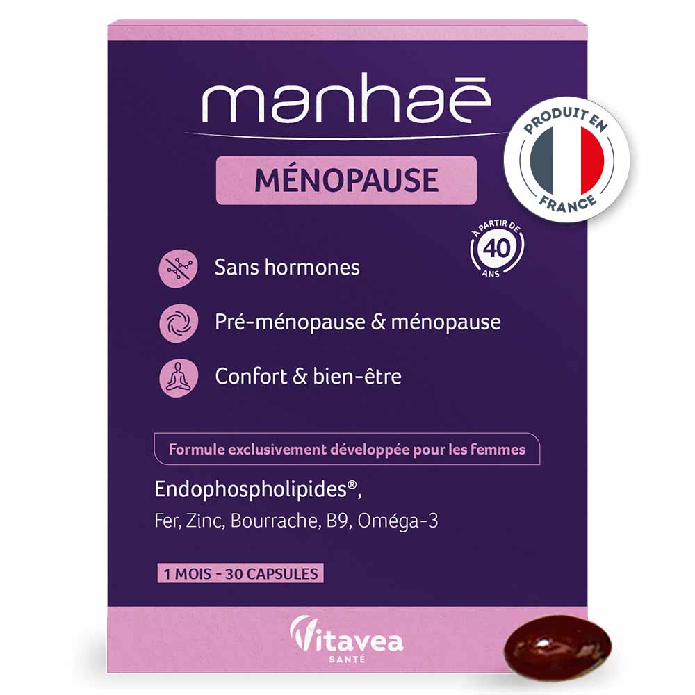 Manhaé Peri-menopause and Menopause Hormone-Free Support 30 capsules