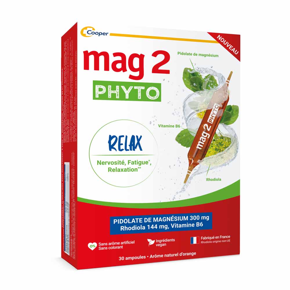 Mag 2 Phyto Relax Nervousness Fatigue Relaxation 30 Ampulas