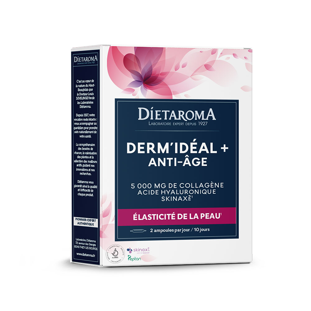 Dietaroma Derm'Ideal+ Anti-Age skin elasticity 20 ampoules