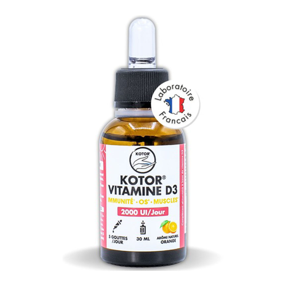 Kotor Pharma Vitamin D3 supports immunity, bones and muscles 30 ml