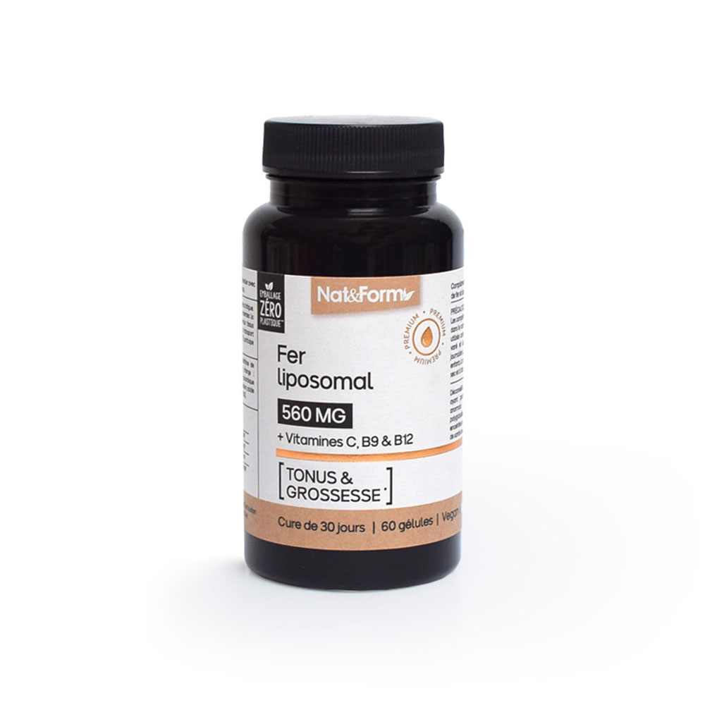 Nat&Form Liposomal iron 60 capsules