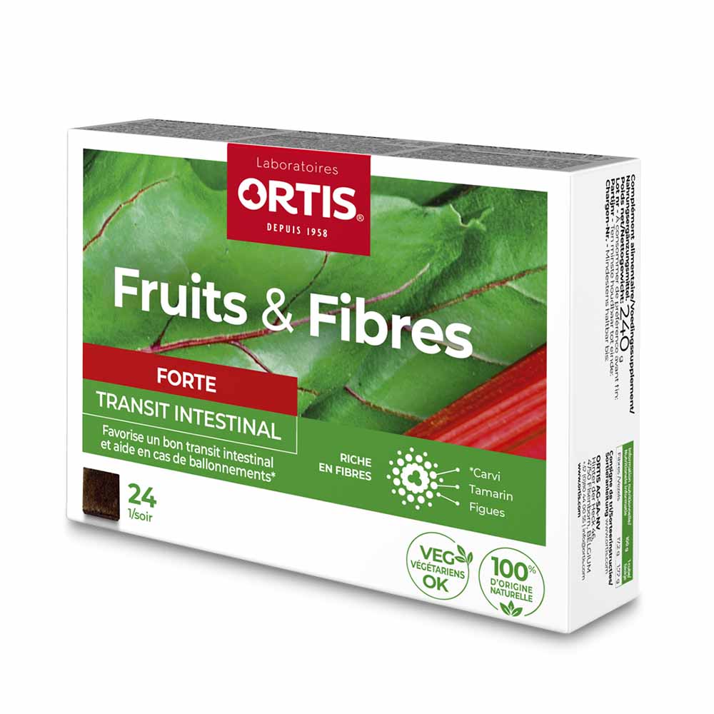 Ortis Fruit &amp; Fibre Forte 24 cubes