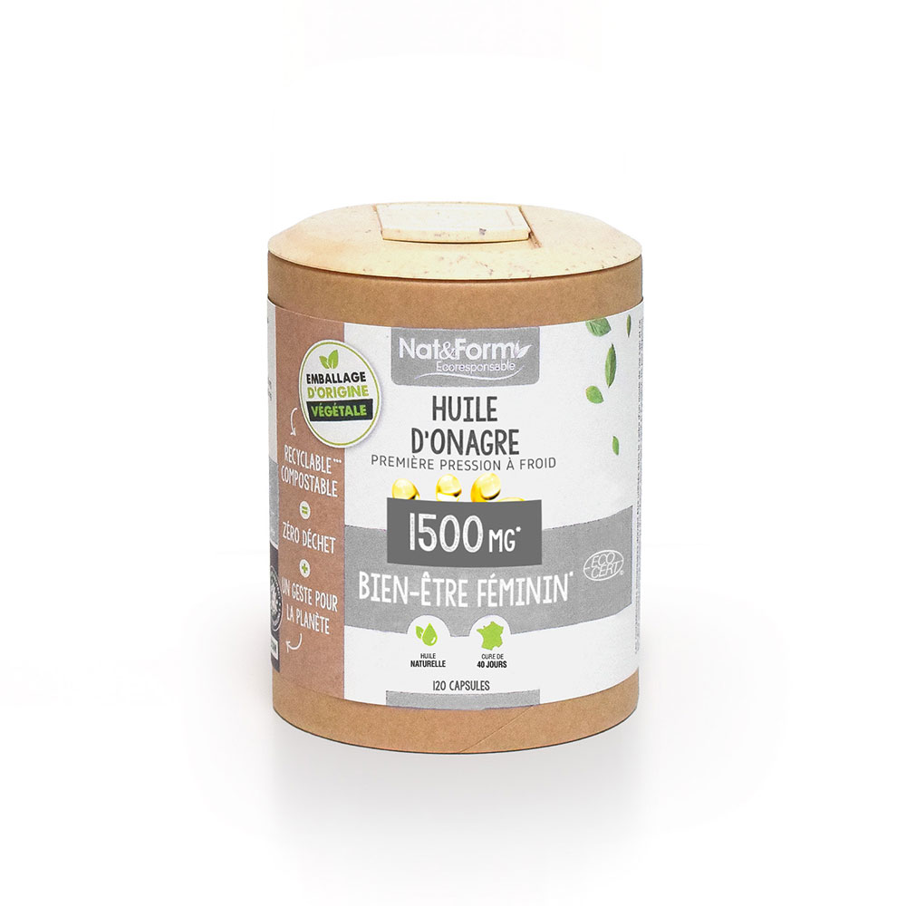 Nat&Form EVENING PRIMROSE OIL BIO 120 capsules